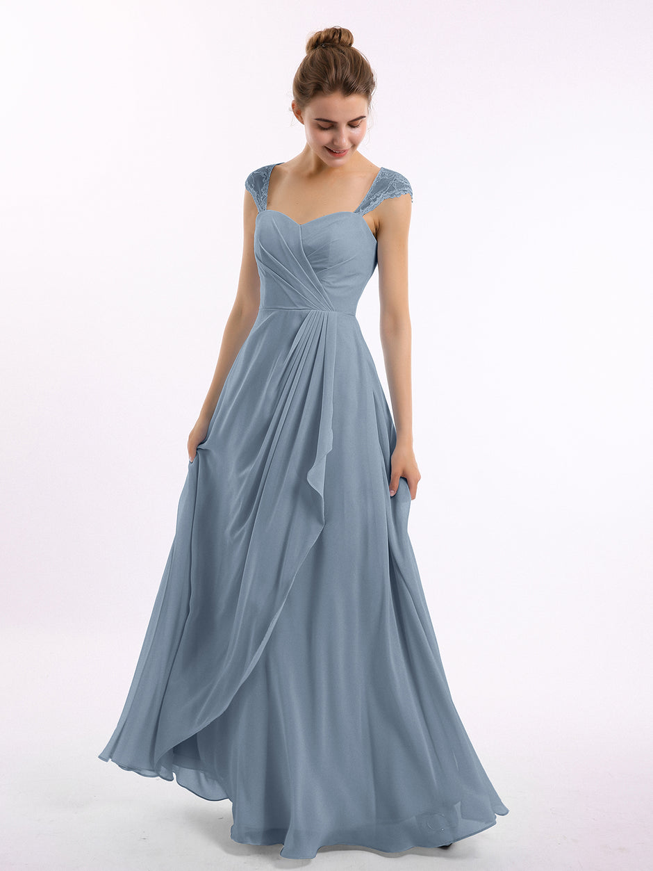 Robe Demoiselle D Honneur Bleu