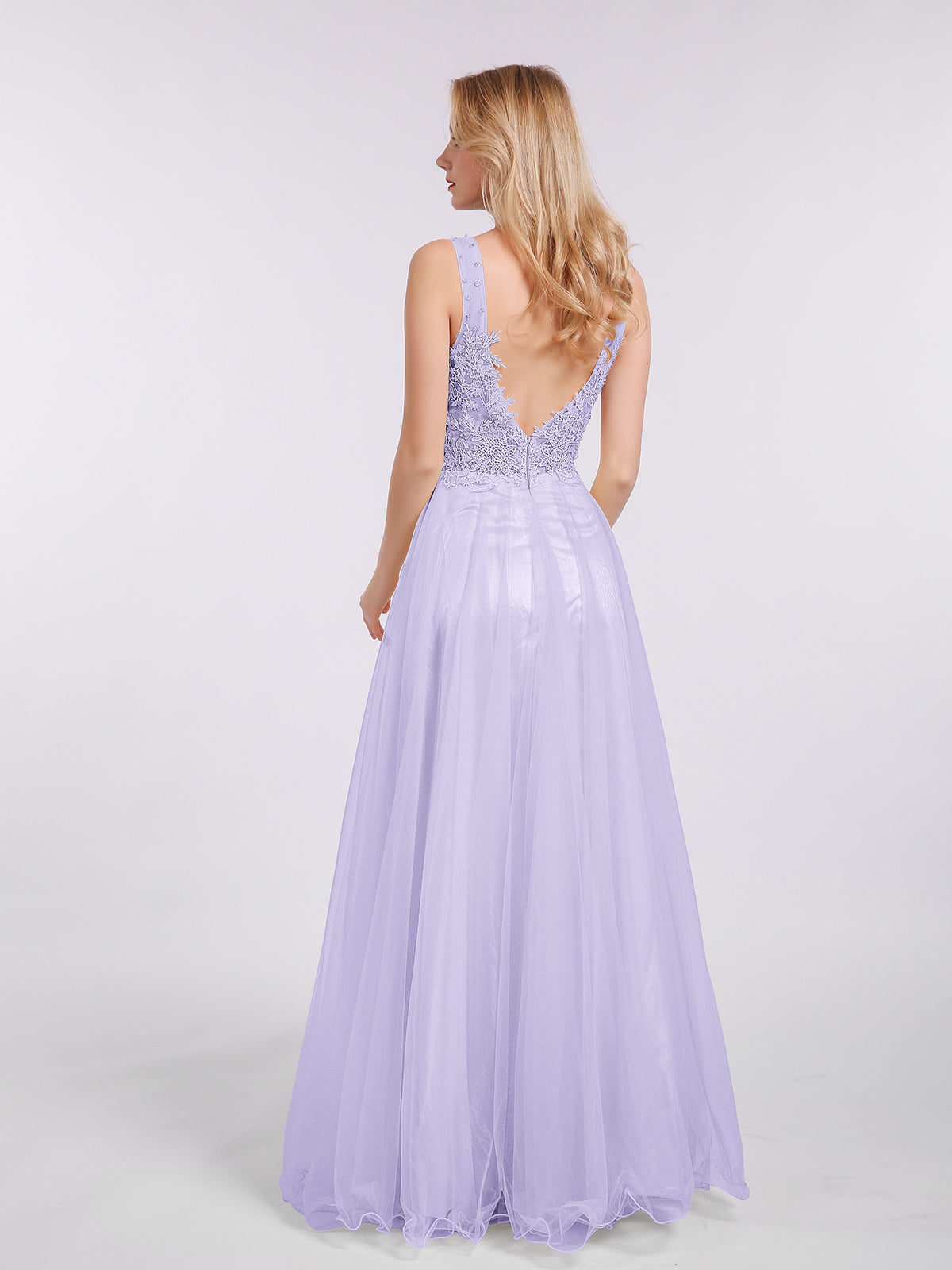 Robe longue 2025 tulle transparent