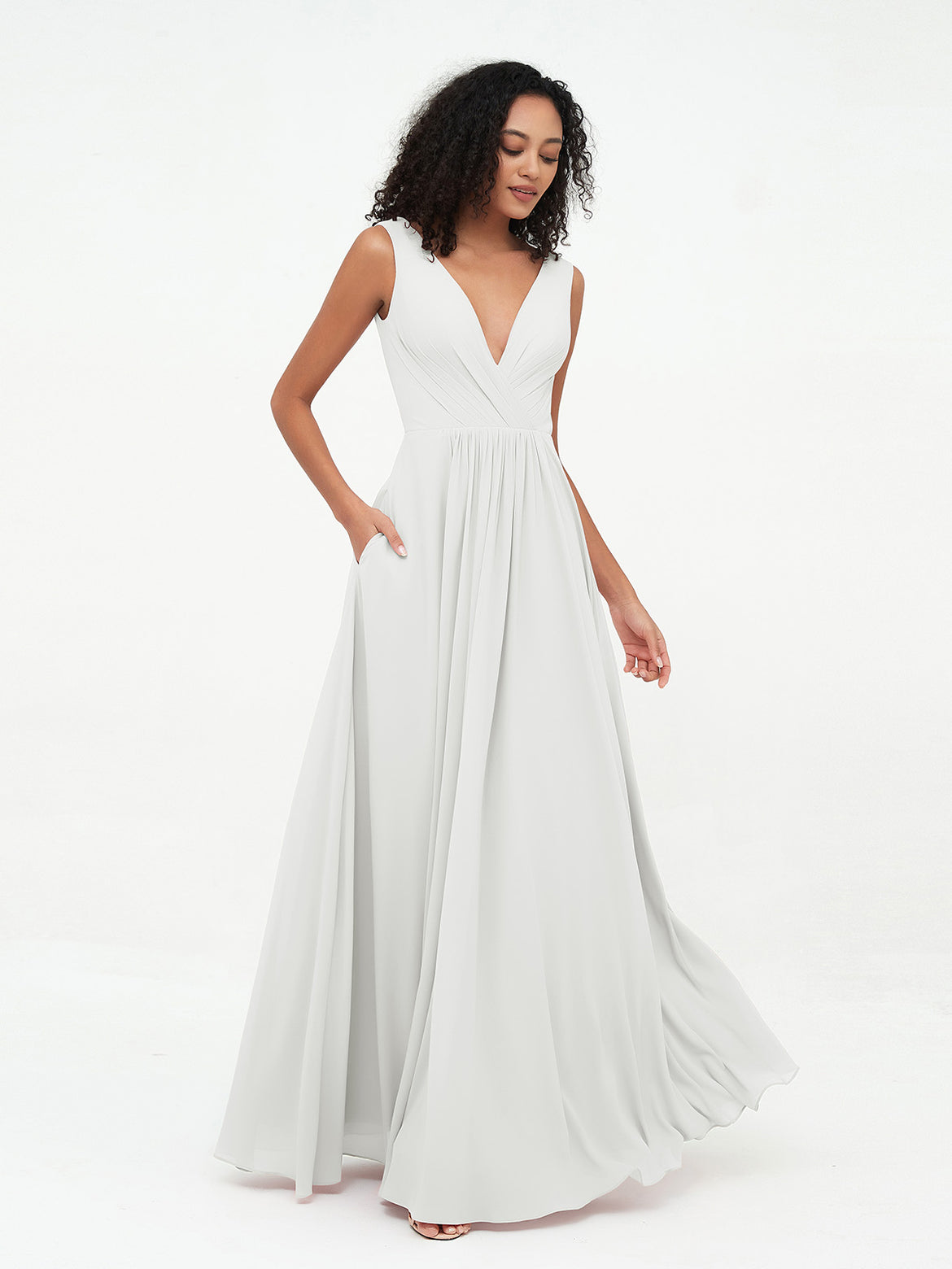 Cape Mousseline De Soie Blanche Ivoire Femme – Robe Mariée, Demoiselle D'Honneur, Soirée, Taille S